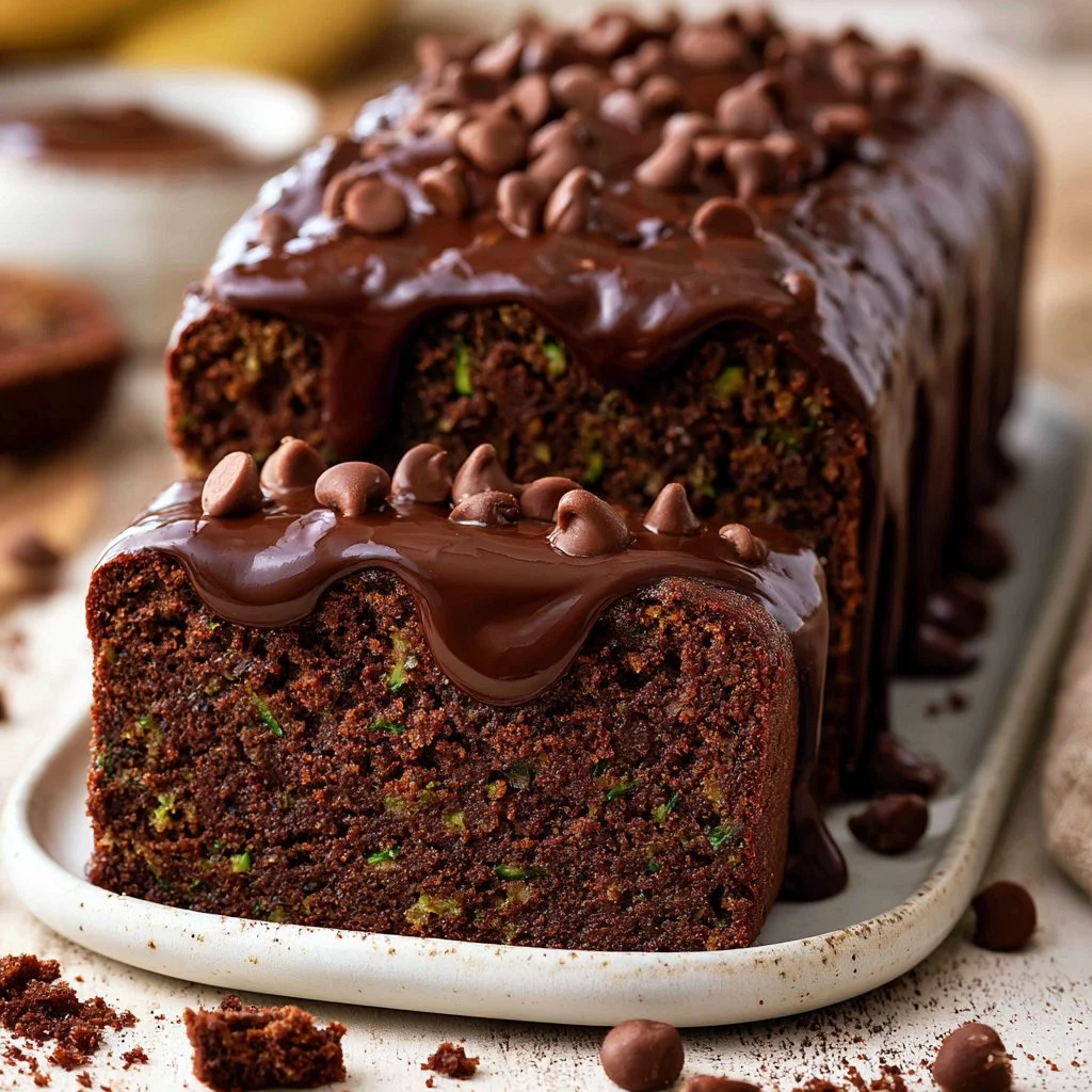 Chocolate Zucchini Banana Bread