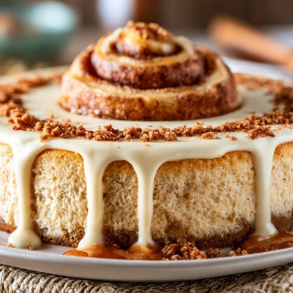 Cinnamon Roll Cheesecake