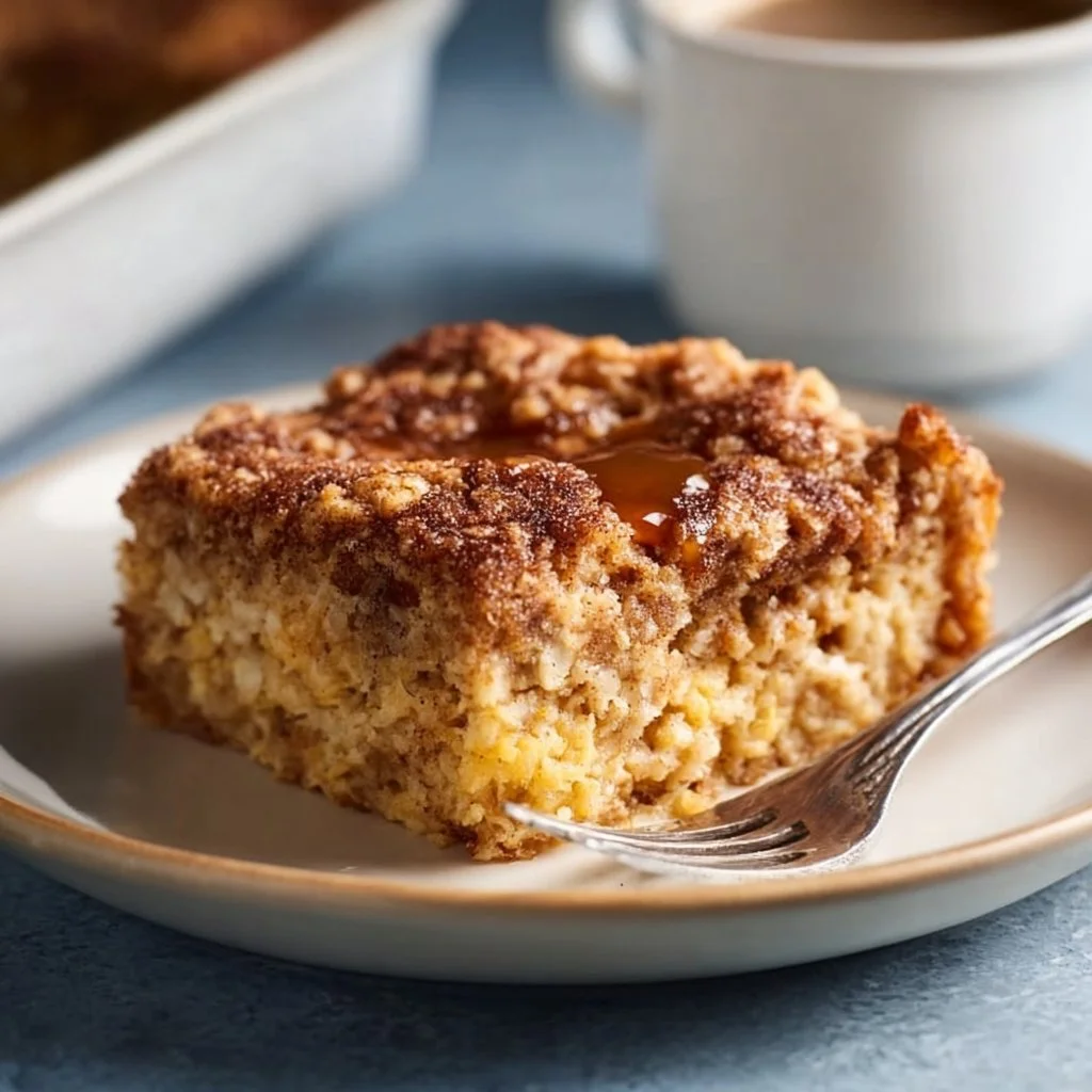 Cinnamon Sugar Oat Breakfast Bake