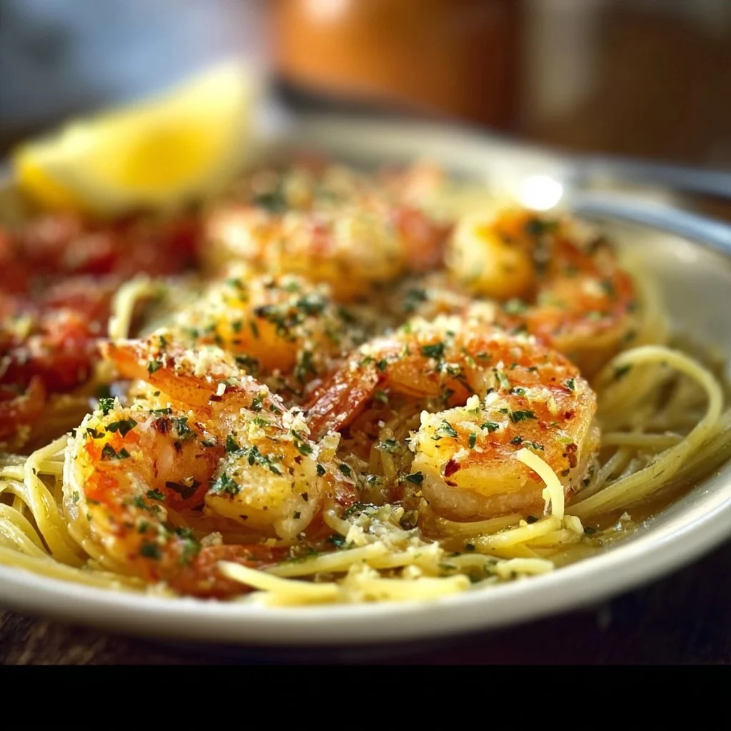 Classic Red Lobster Shrimp Scampi