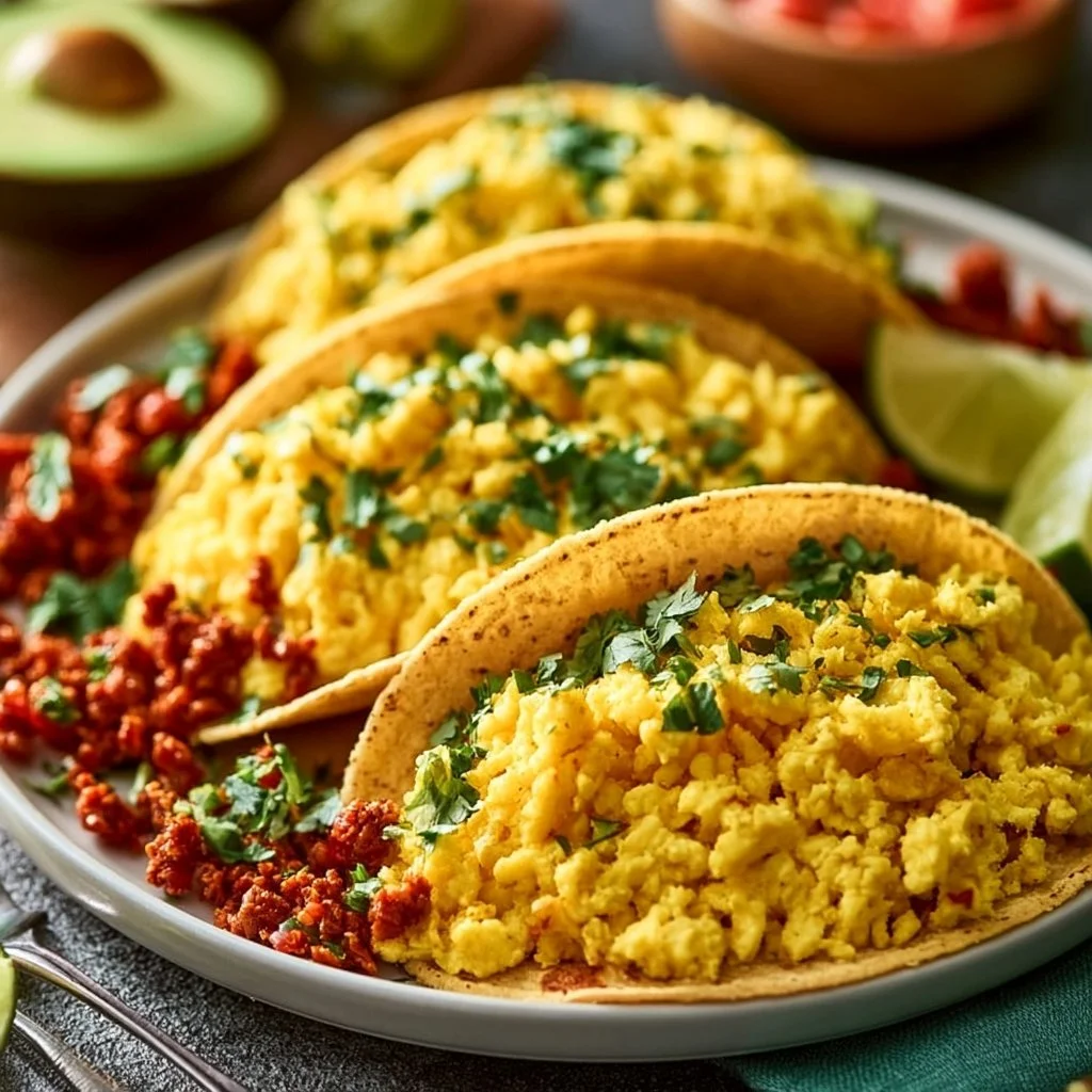 Corn Tortilla Breakfast Tacos