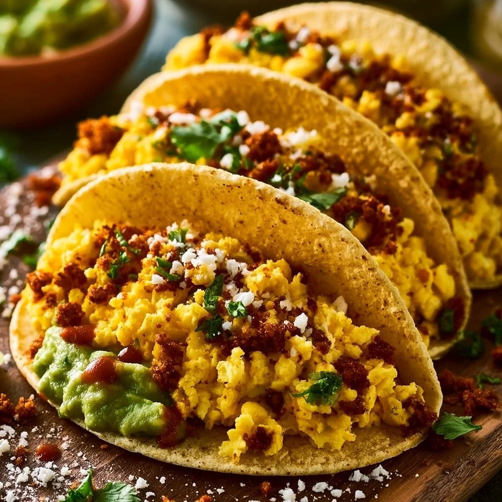 Corn Tortilla Breakfast Tacos