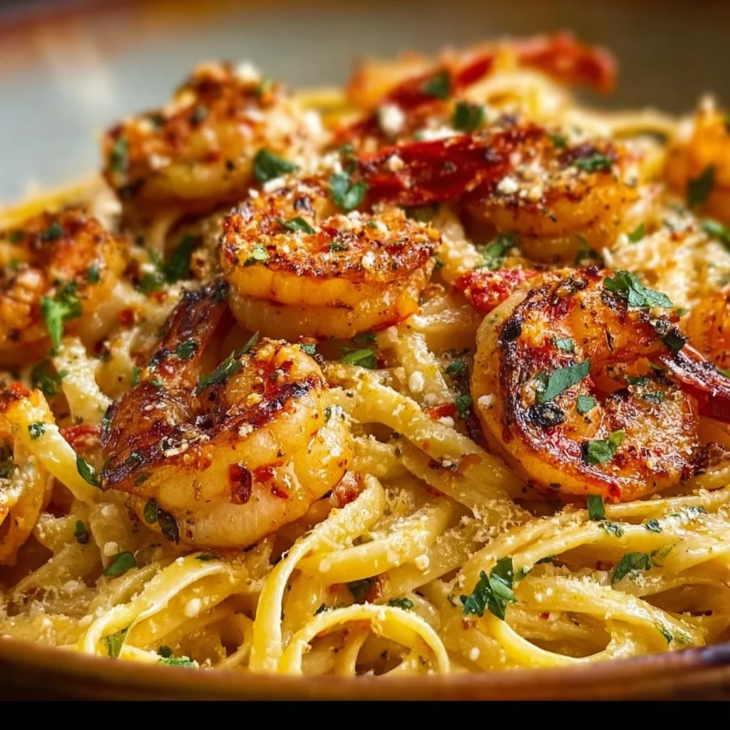 Creamy Cajun Shrimp Pasta