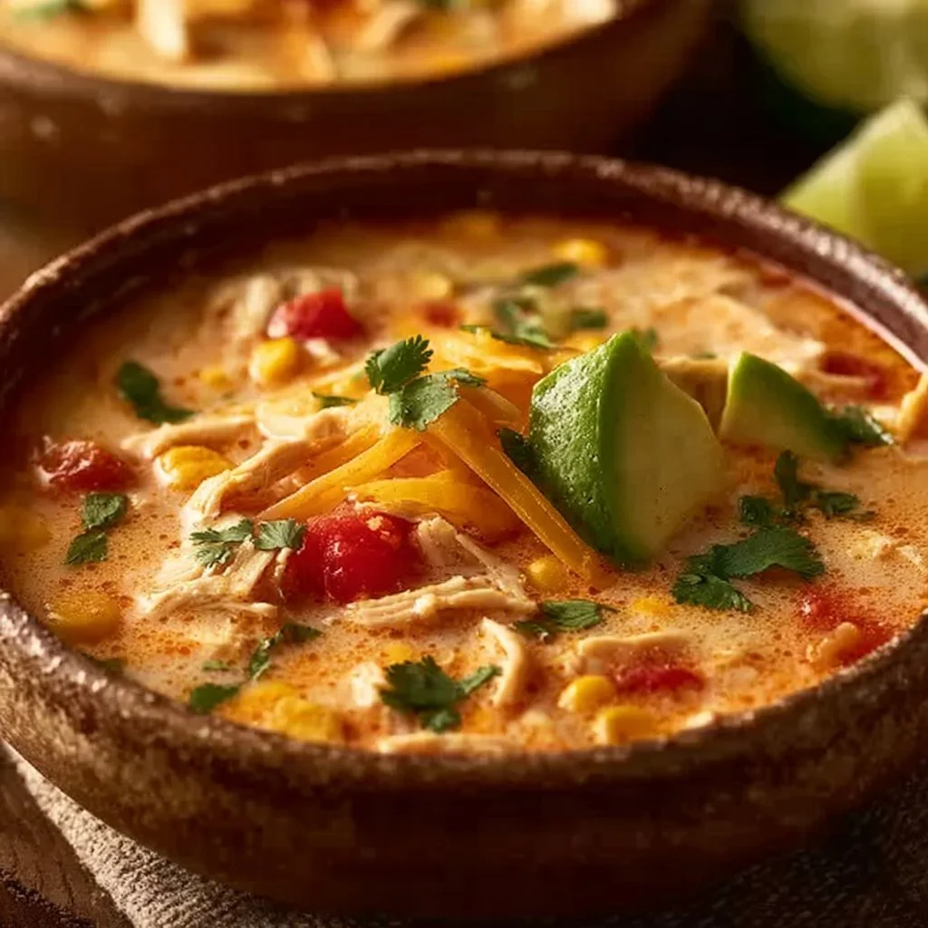 Creamy Chicken Taco Soup