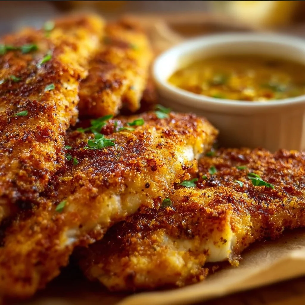 Crispy Cajun Fried Snapper with Spicy Dipping Sauce