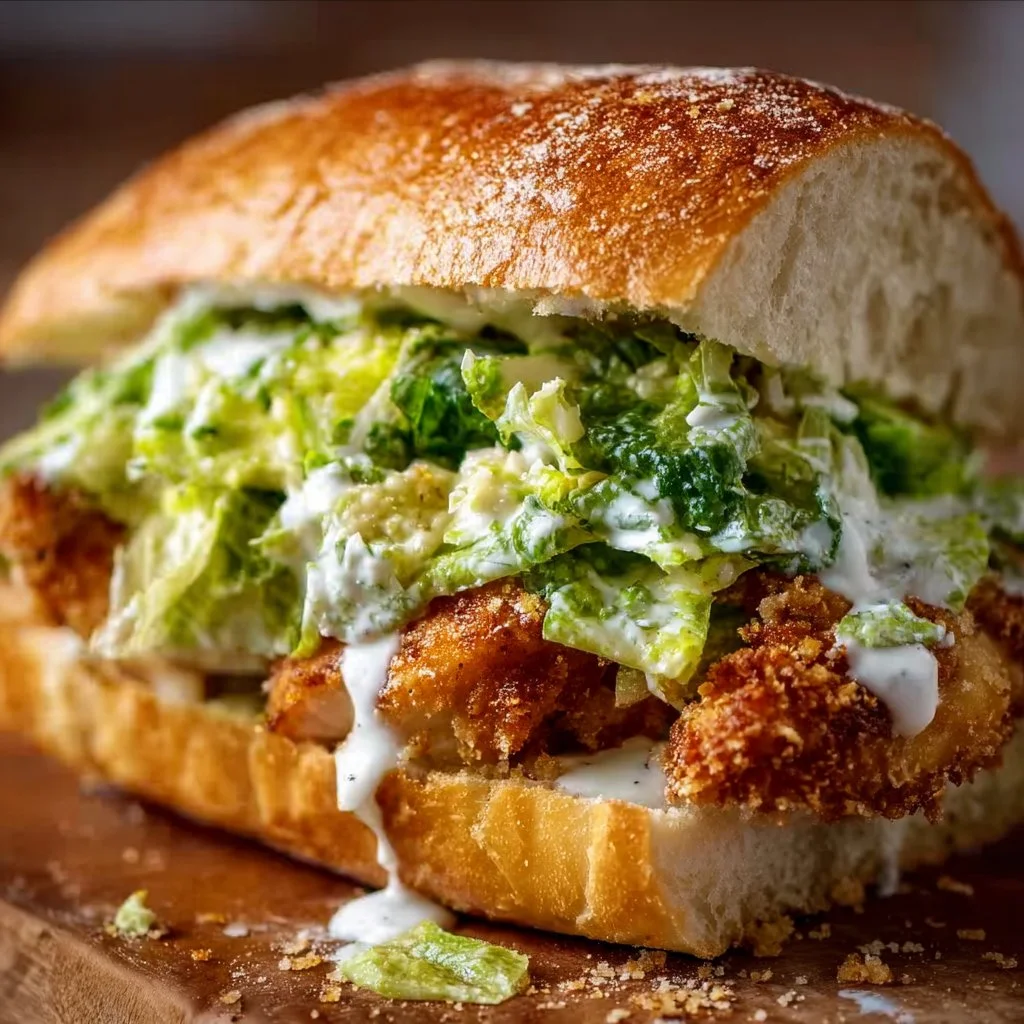 Crispy Chicken Caesar Sandwich