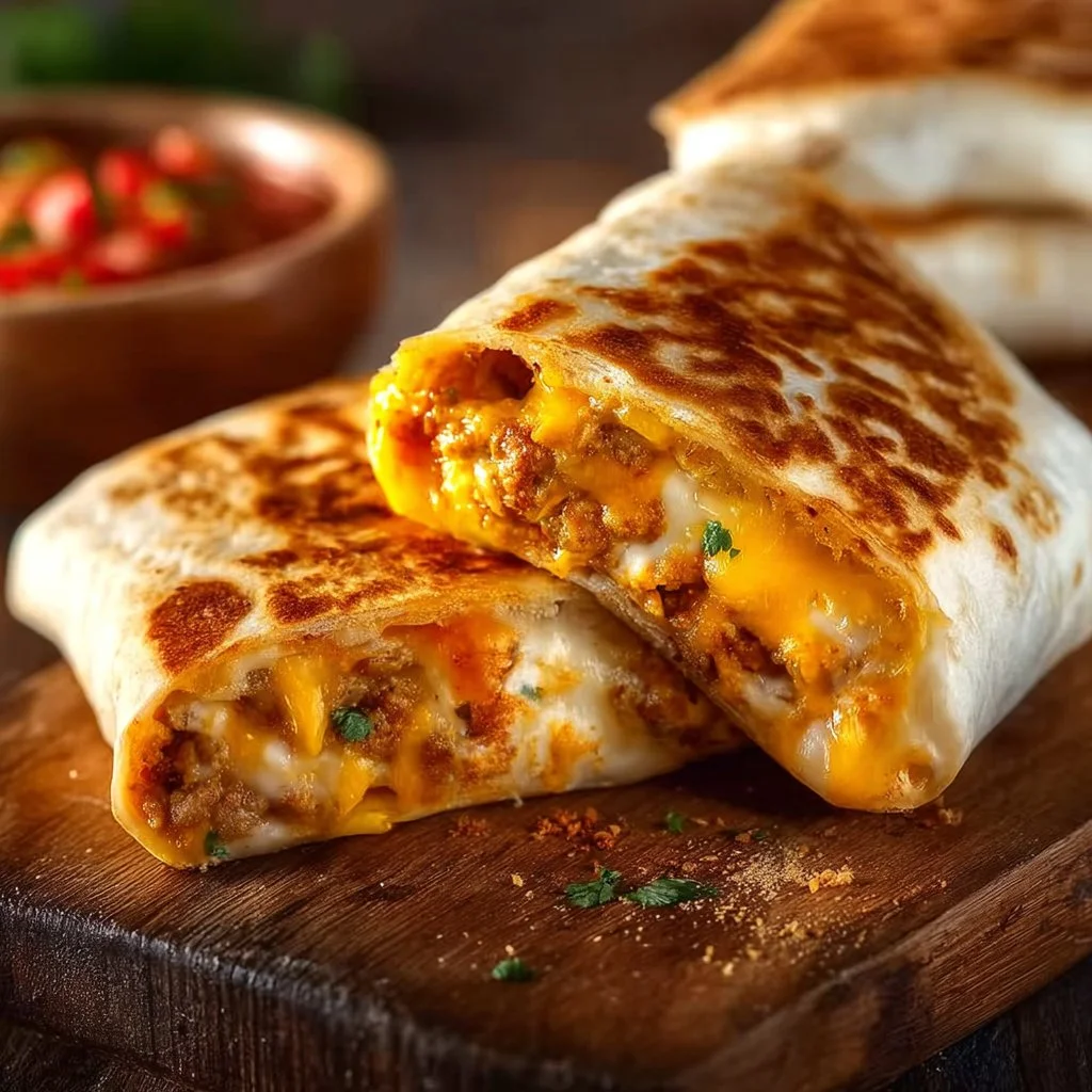 Crispy Grilled Cheese Burrito