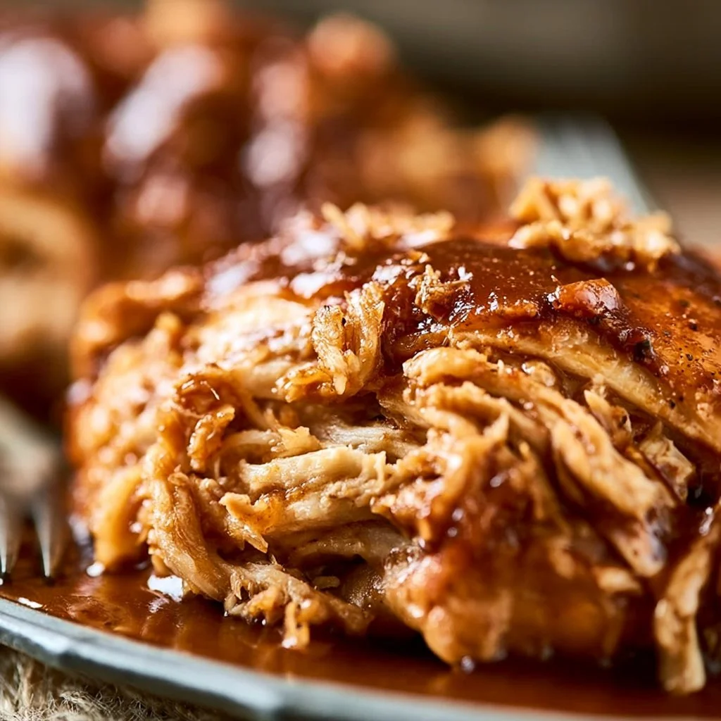 Crockpot BBQ Chicken - FlirtyFood