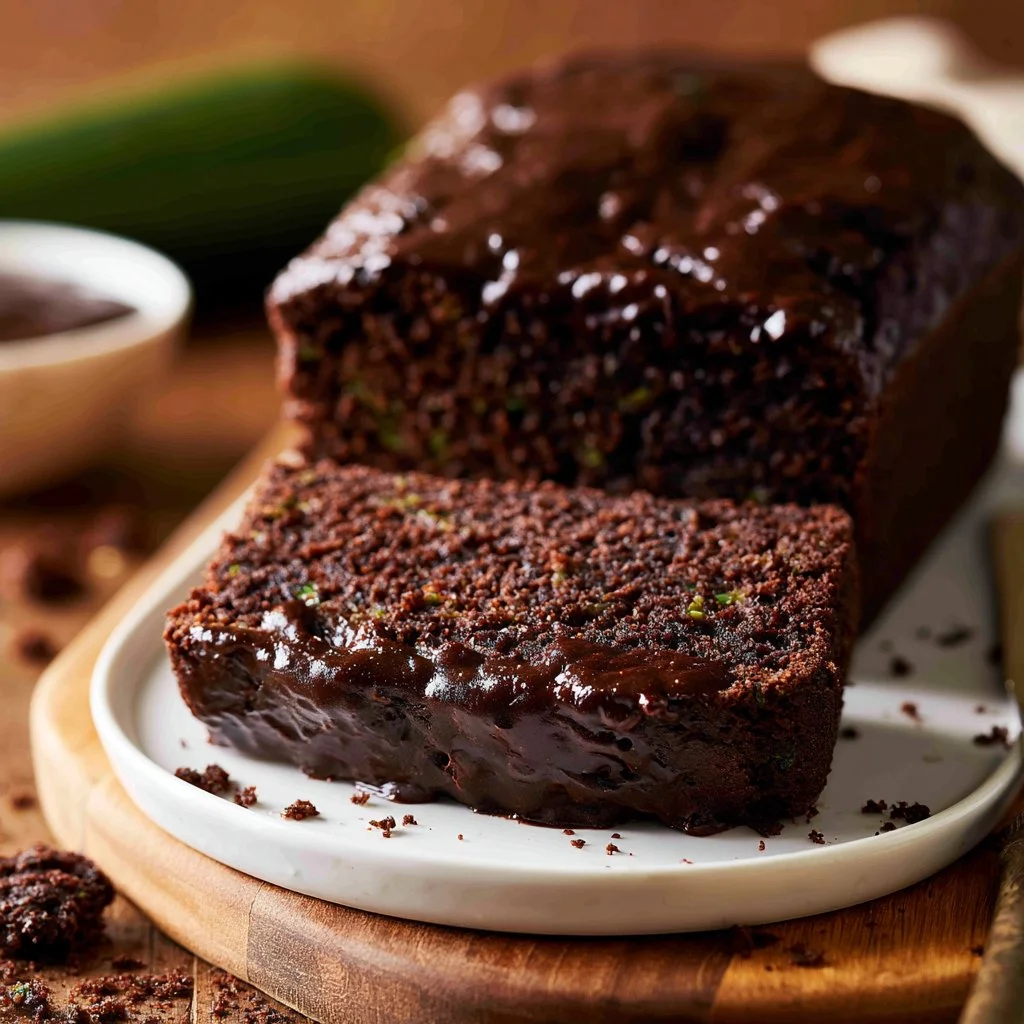 Double Dark Chocolate Zucchini Bread