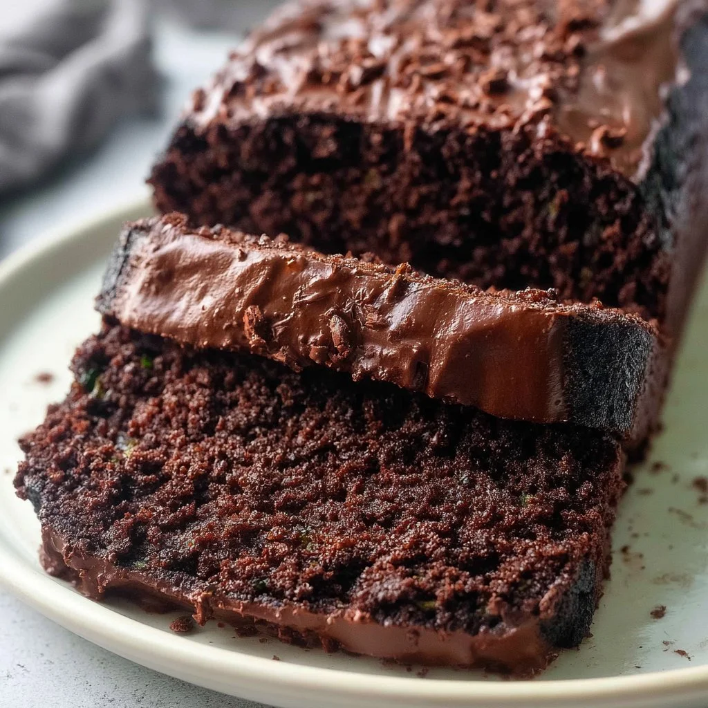 Double Dark Chocolate Zucchini Loaf