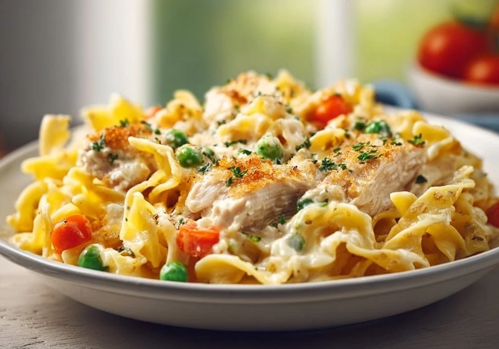 Easy Chicken Noodle Casserole