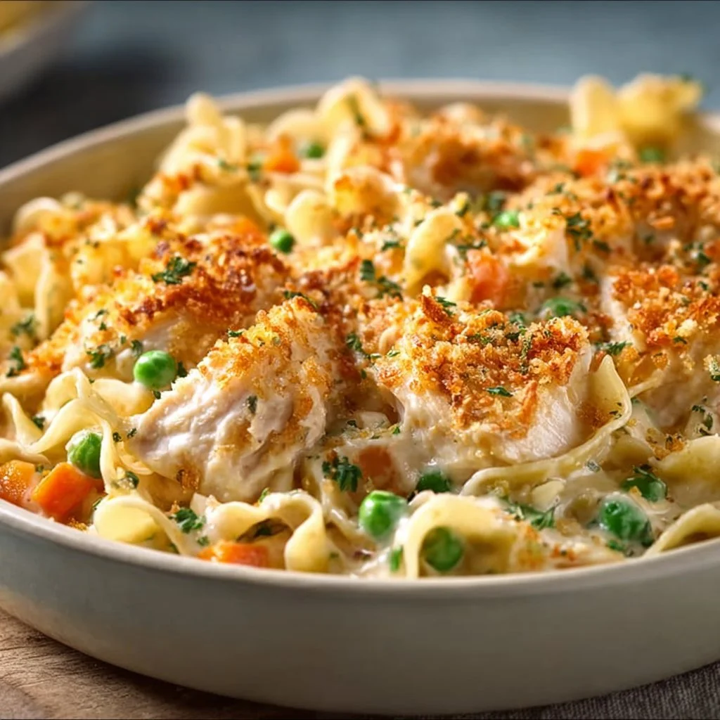 Easy Chicken Noodle Casserole