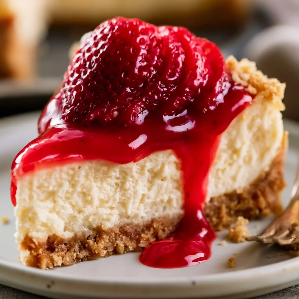 Easy Strawberry Cheesecake