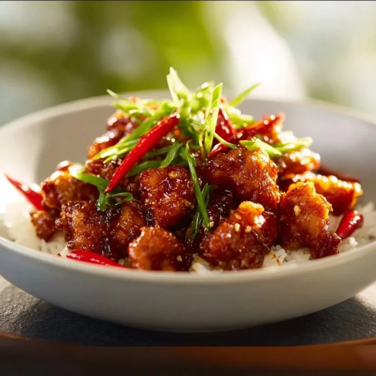 Delicious Firecracker Chicken with vibrant spices and crispy texture