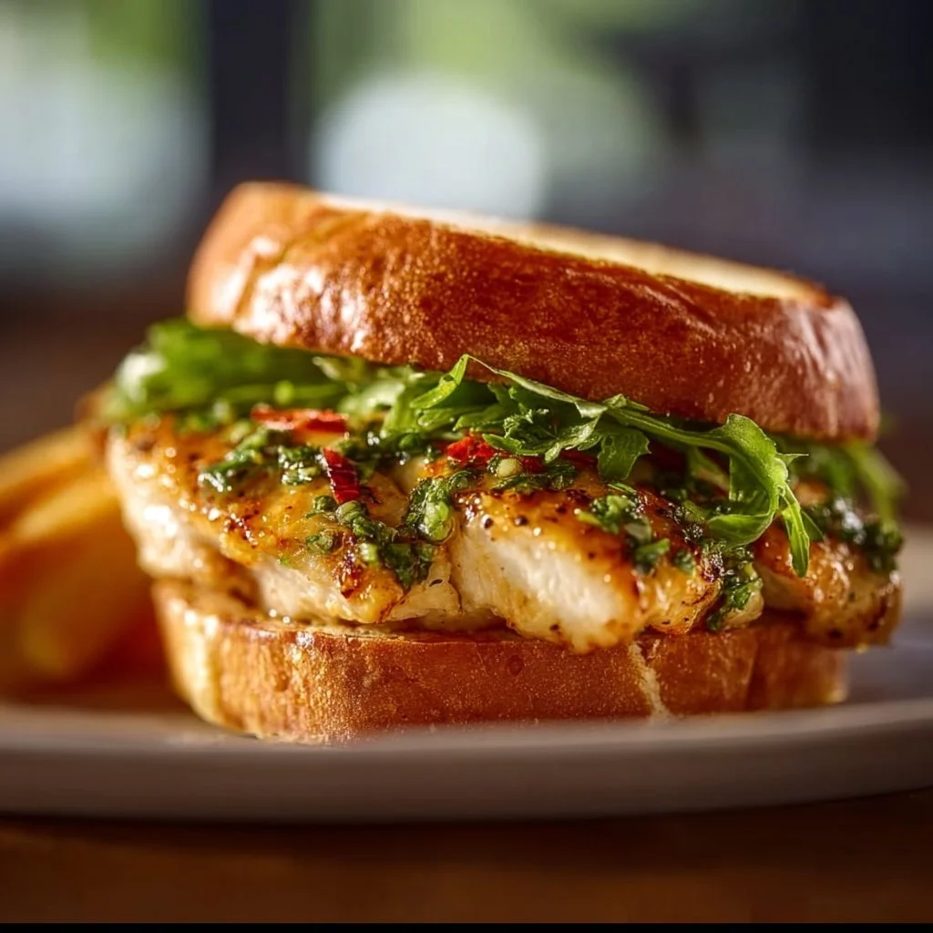 Garlic Butter Chicken Sandwich