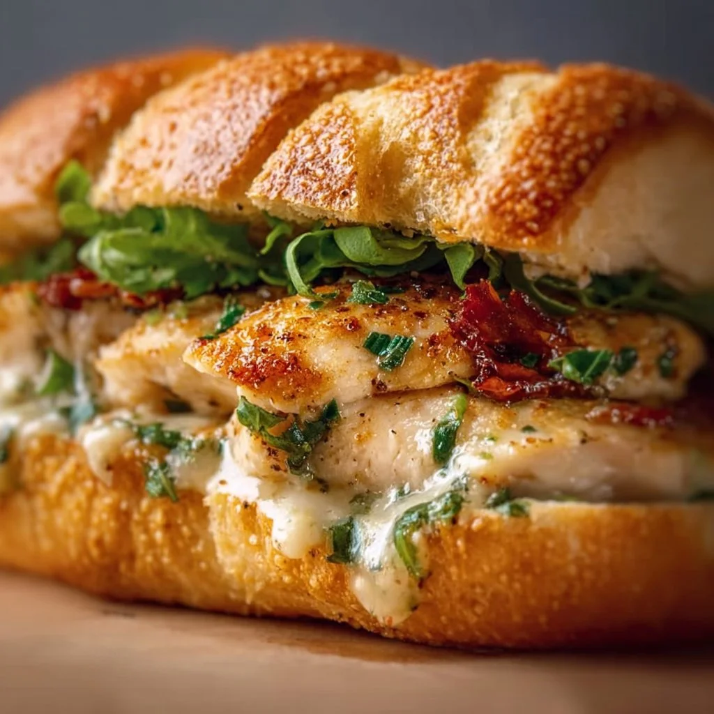 Garlic Butter Chicken Sandwich