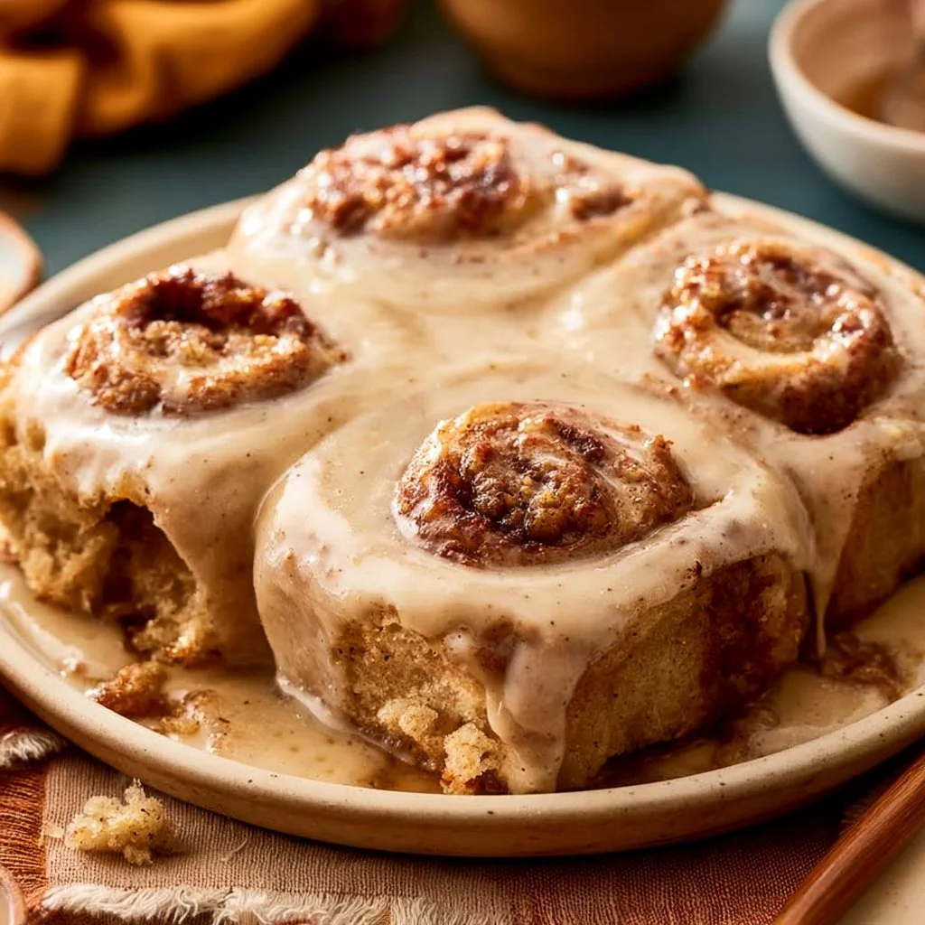 Gooey Banana Bread Cinnamon Rolls