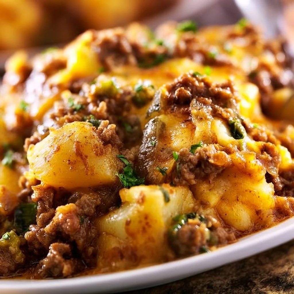 Ground Beef Potato Casserole