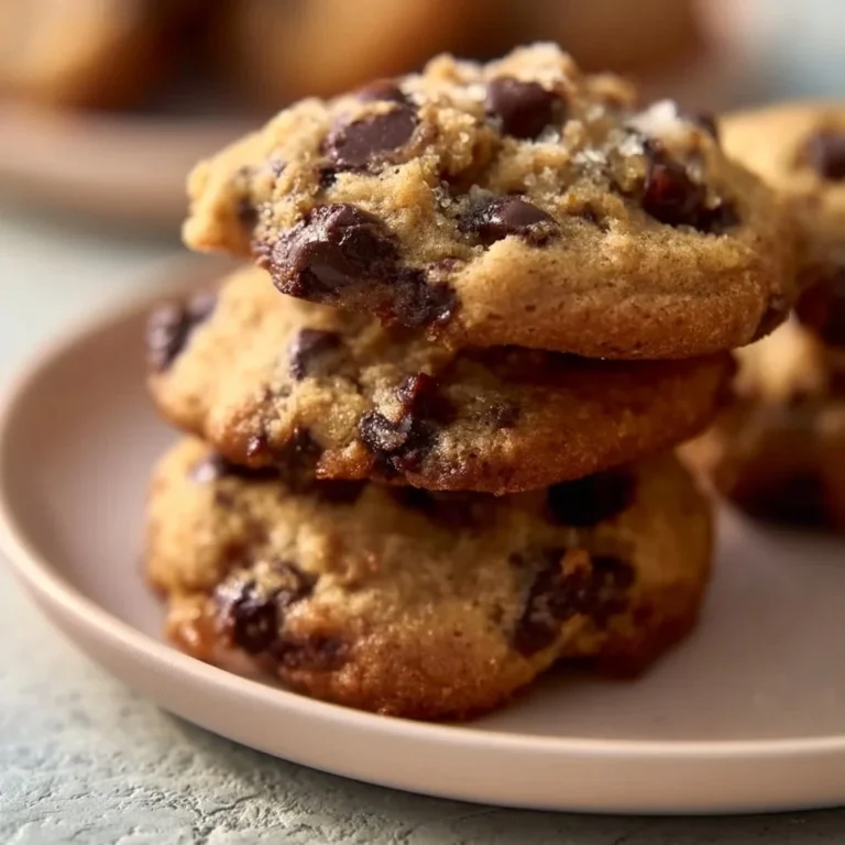 Healthy banana bread chocolate chip cookies on a plate