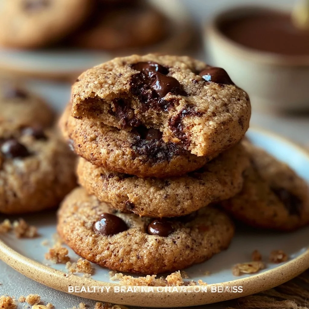 Healthy Banana Bread Chocolate Chip Cookies