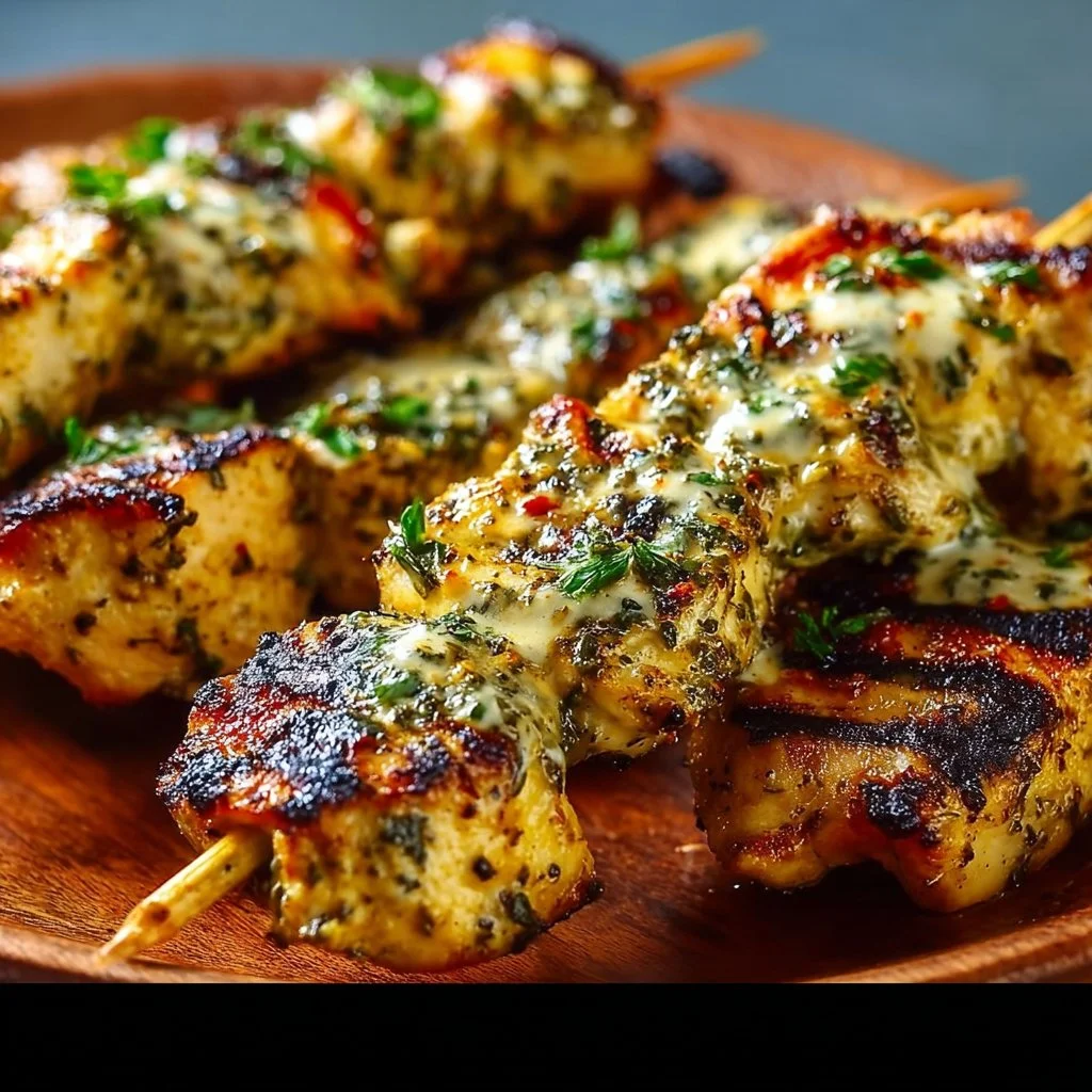 Herb-Infused Keto Grilled Chicken Skewers