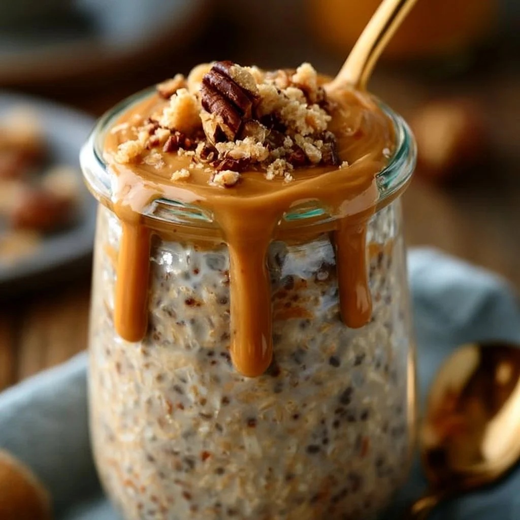 High-Protein Peanut Butter Overnight Oats
