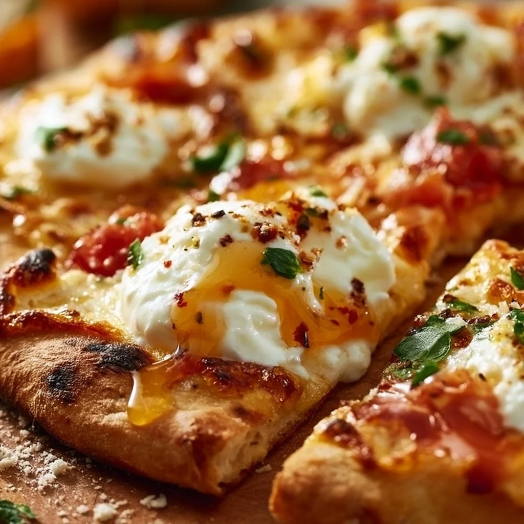 Honey Burrata Pizza