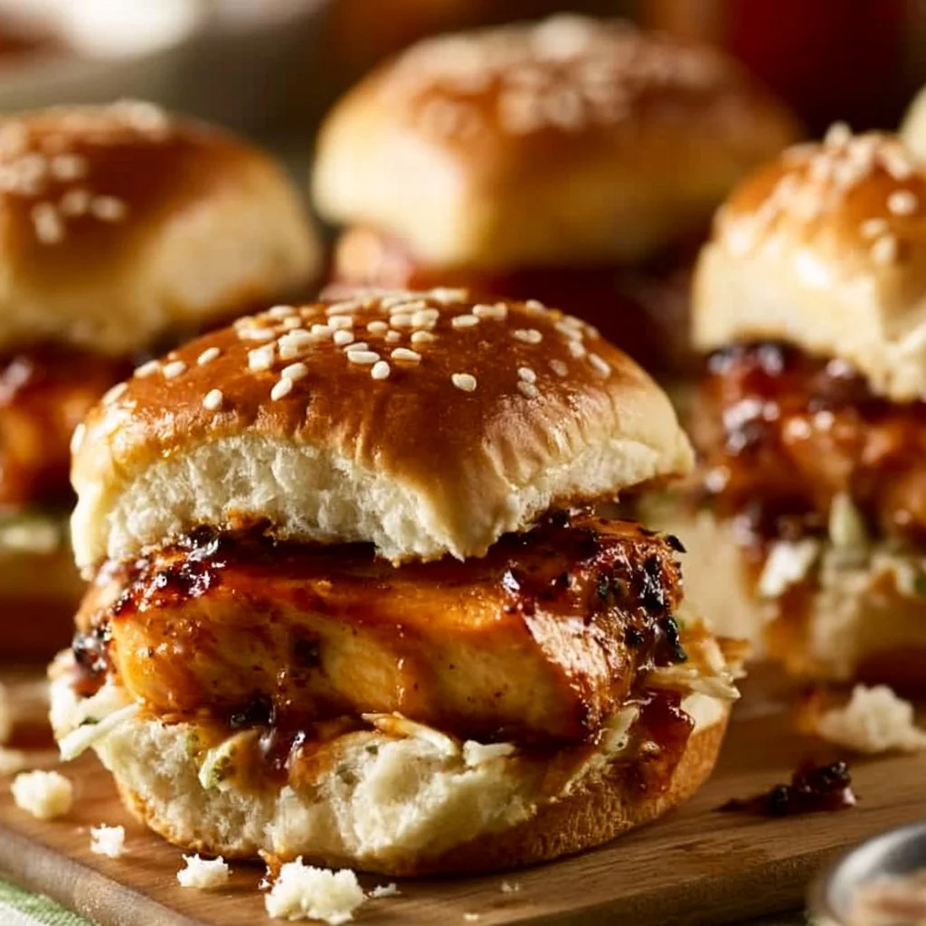 Honey Chipotle Chicken Sliders