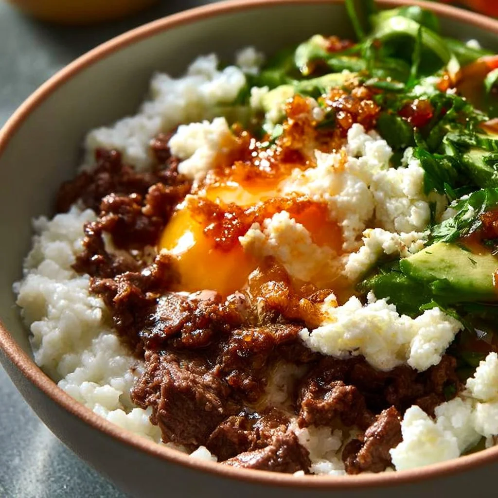 Hot Honey Beef Bowls Recipe