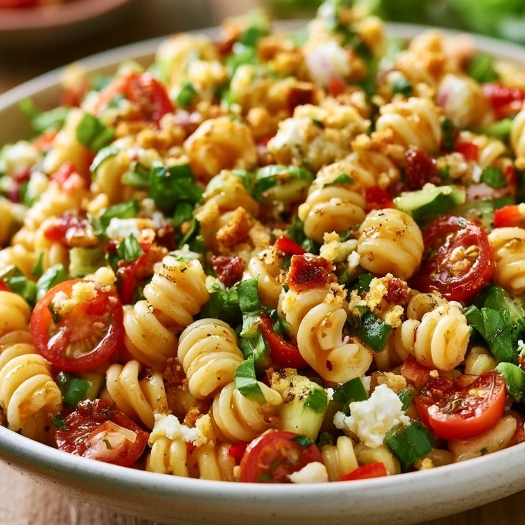 Hot Honey Pasta Salad