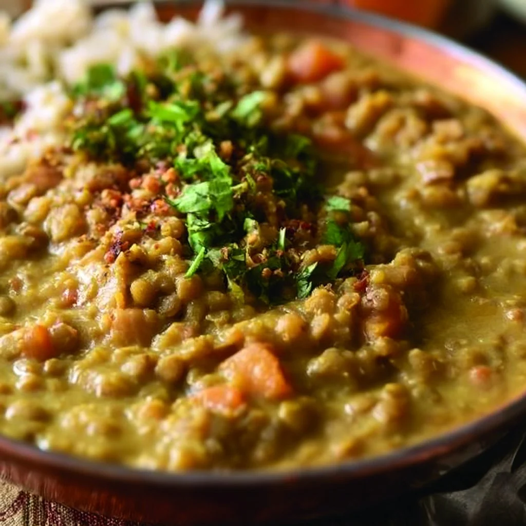 Indian Green Lentil Stew