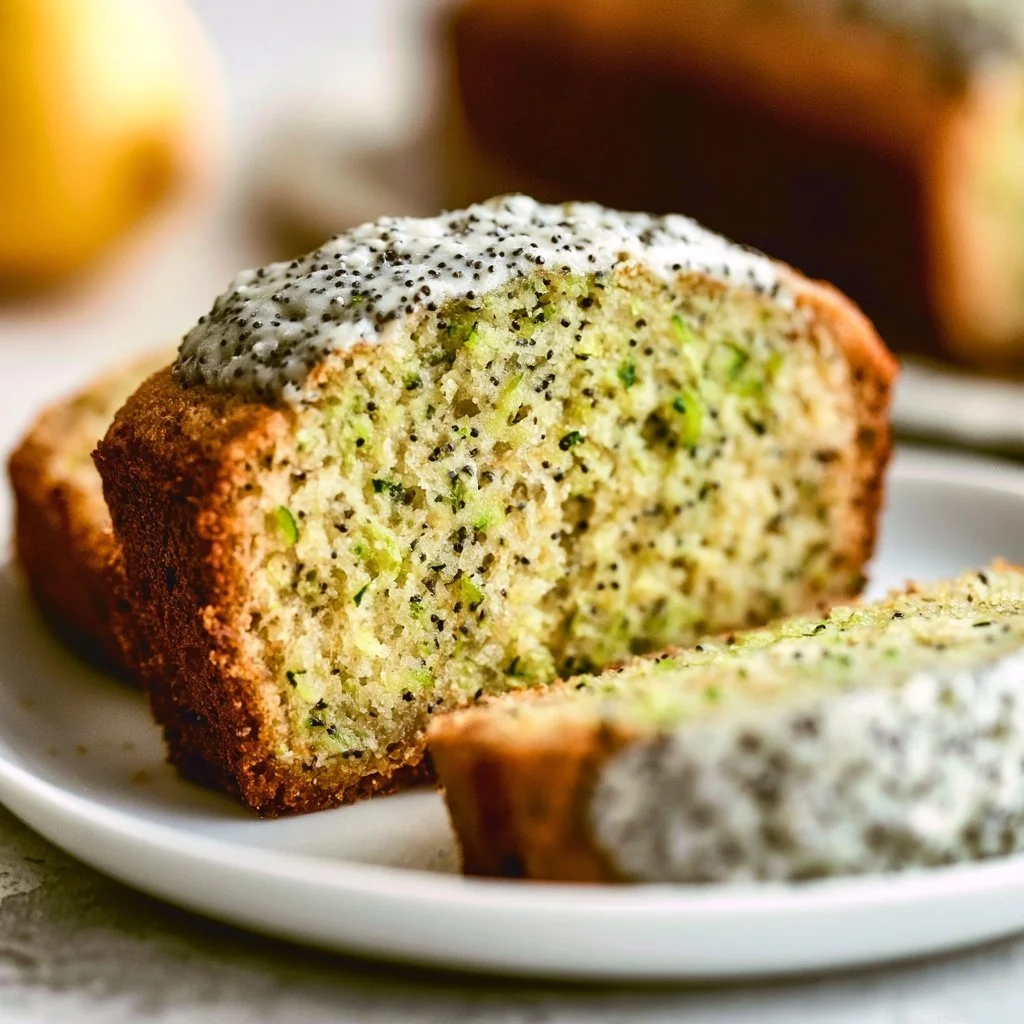 Lemon Poppy Seed Zucchini Bread