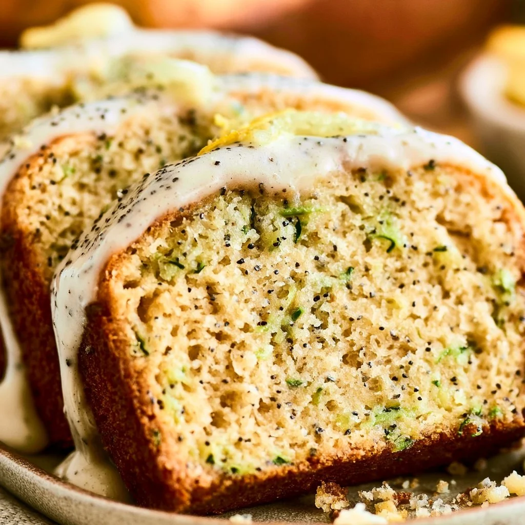Lemon Poppy Seed Zucchini Bread