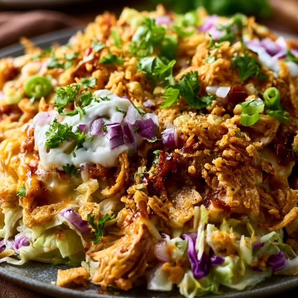 Loaded Chicken Frito Cowboy Cabbage