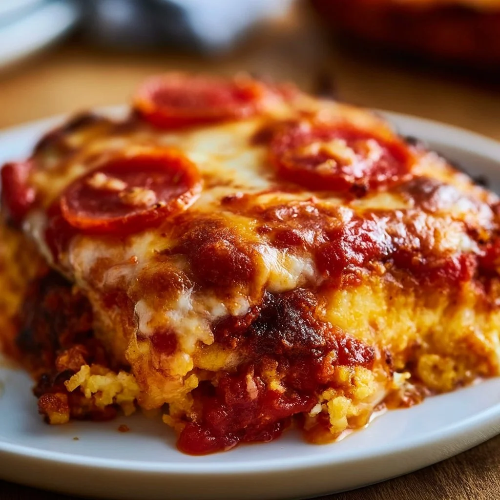 Low Carb Pizza Casserole (Easy, Cheesy & Family-Approved)