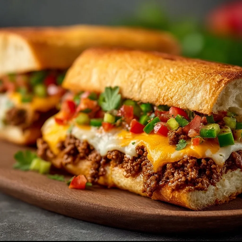 Mexican Chopped Cheese Sandwich