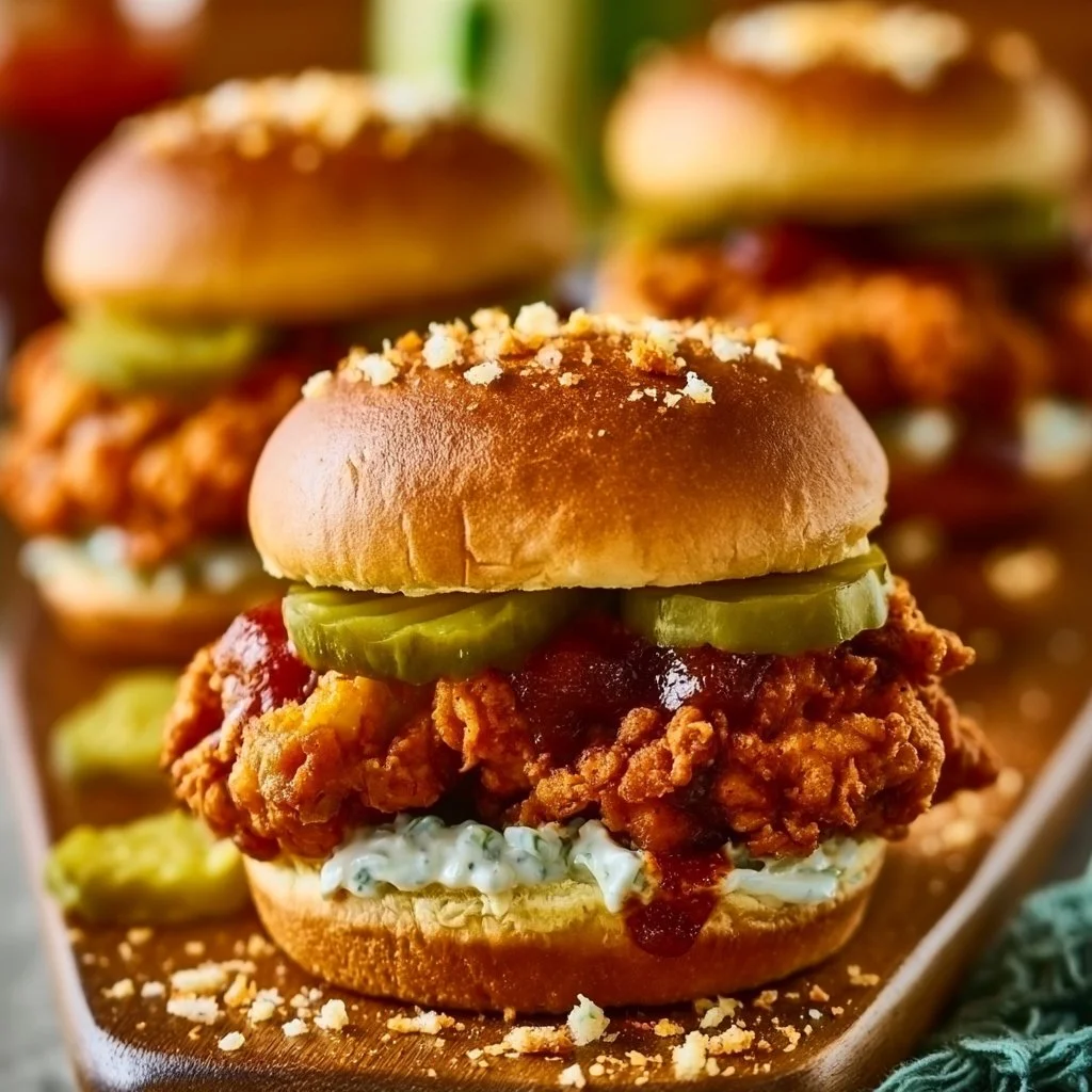 Nashville Hot Chicken Sandwiches