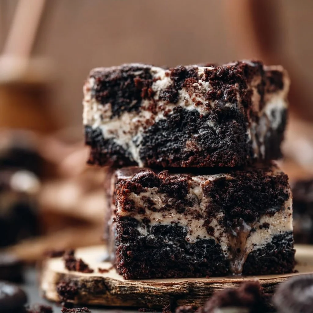 Oreo Cheesecake Brownies