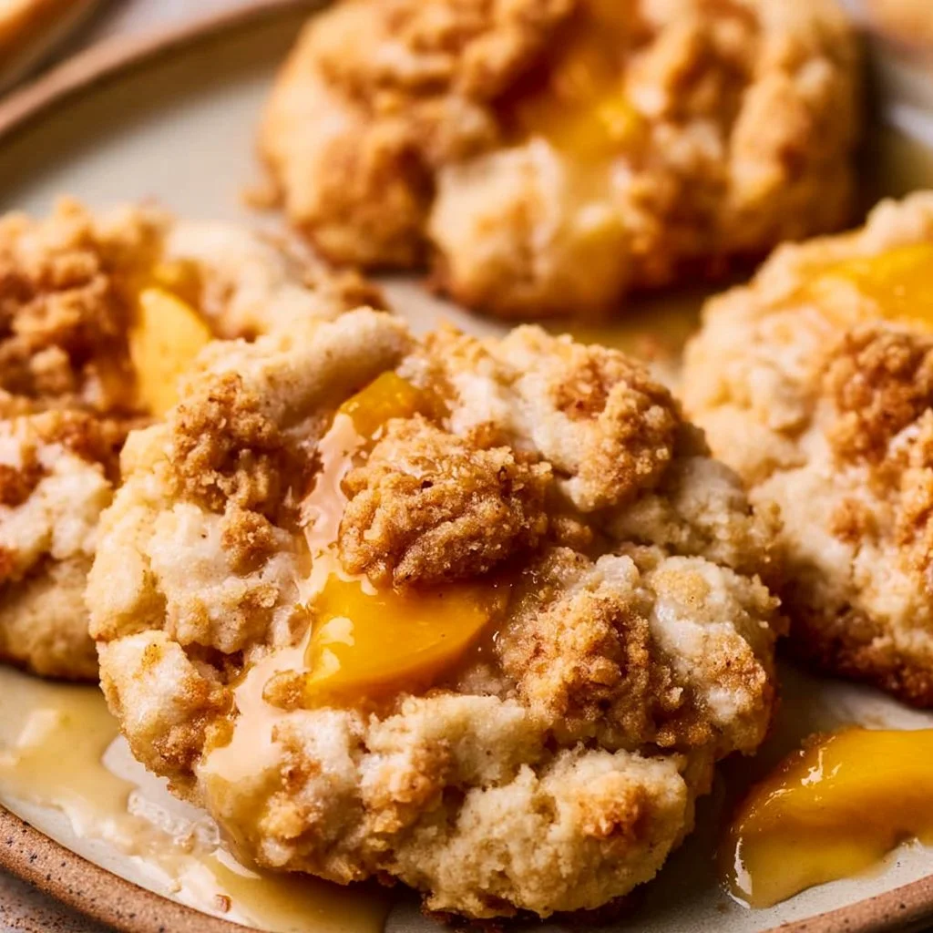 Peach Cobbler Cookies