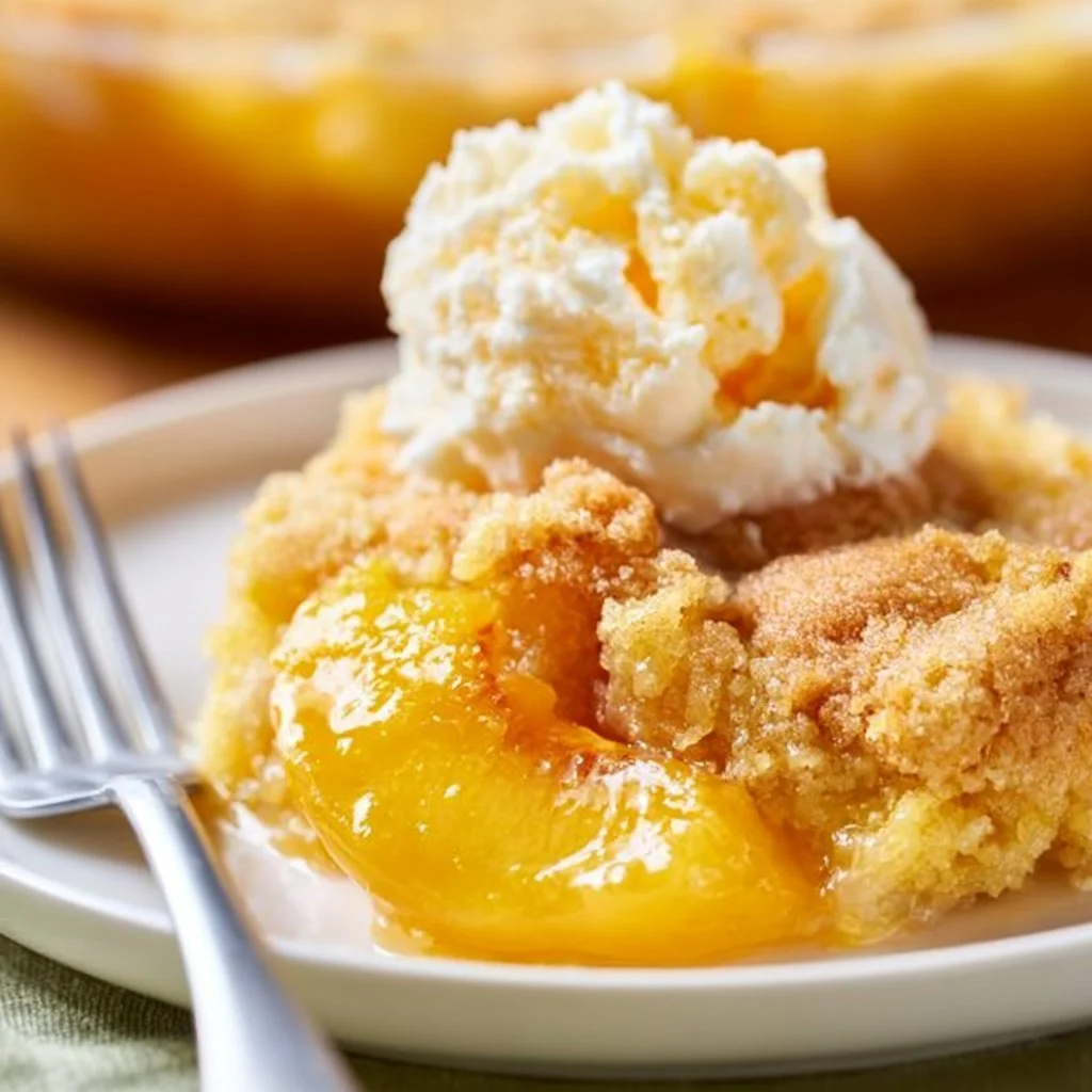 Peach Dump Cake