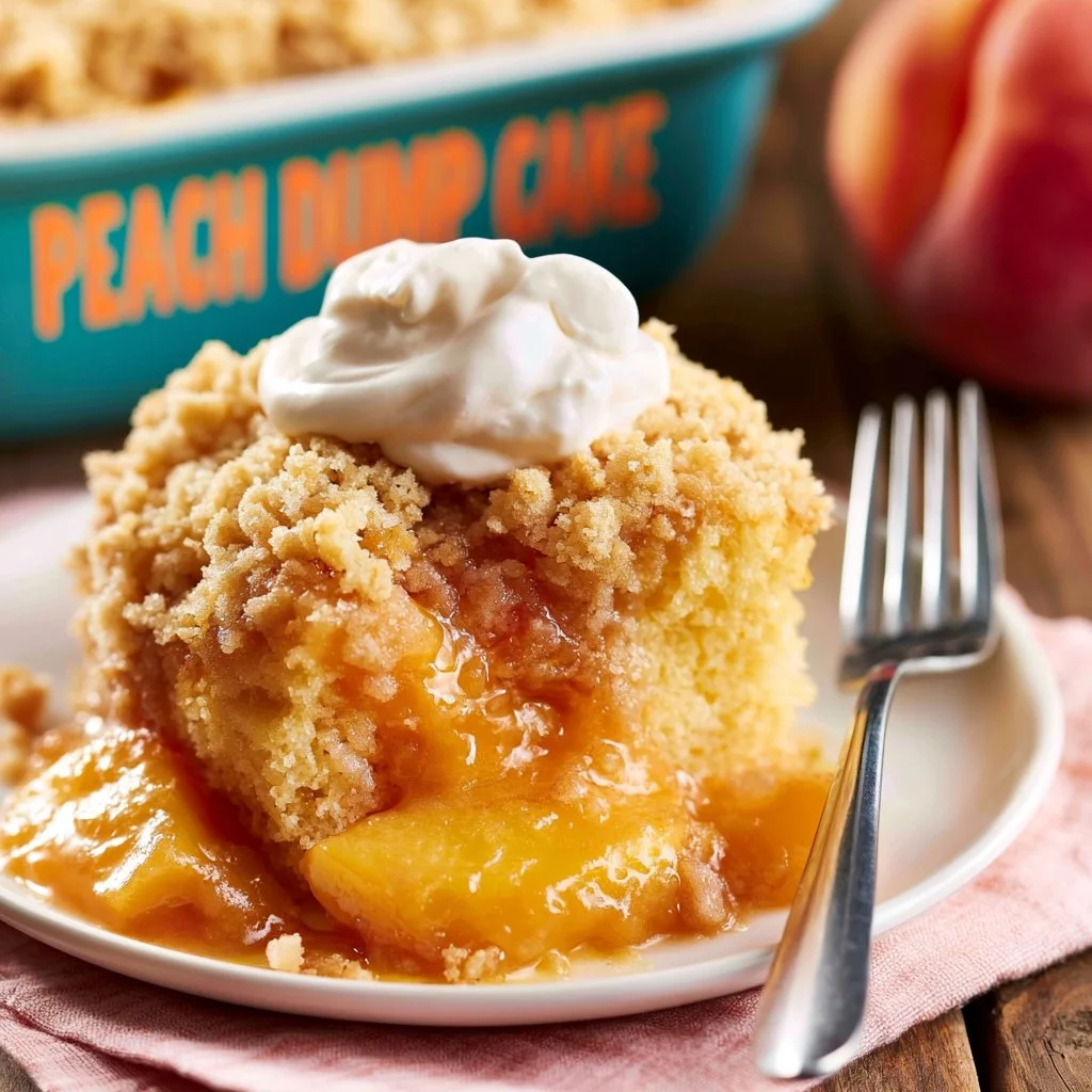 Peach Dump Cake