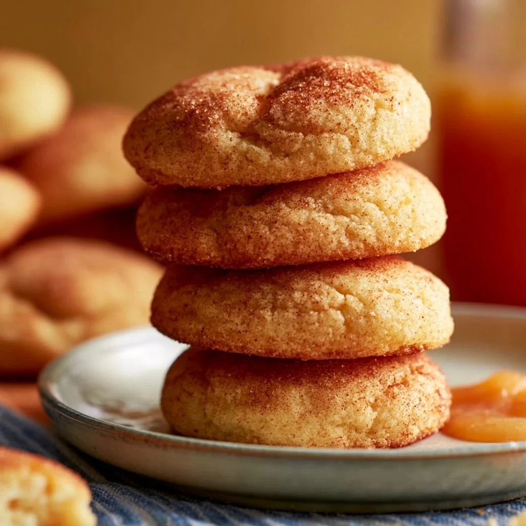 Peach Snickerdoodle Cookies