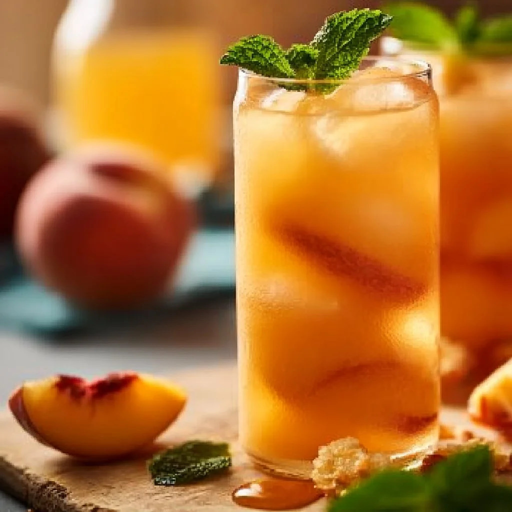 Refreshing Peach Lemonade