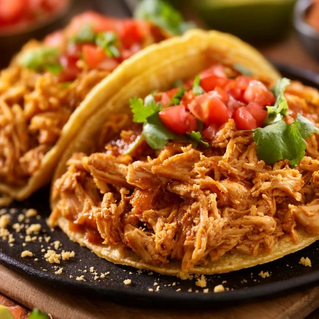 Shredded Chicken Tacos
