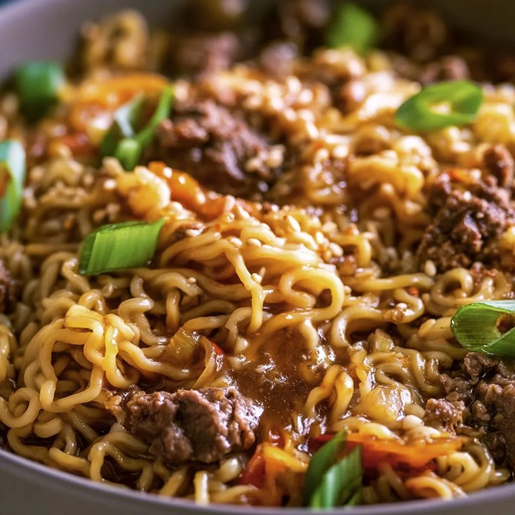 Slow Cooker Beef Ramen