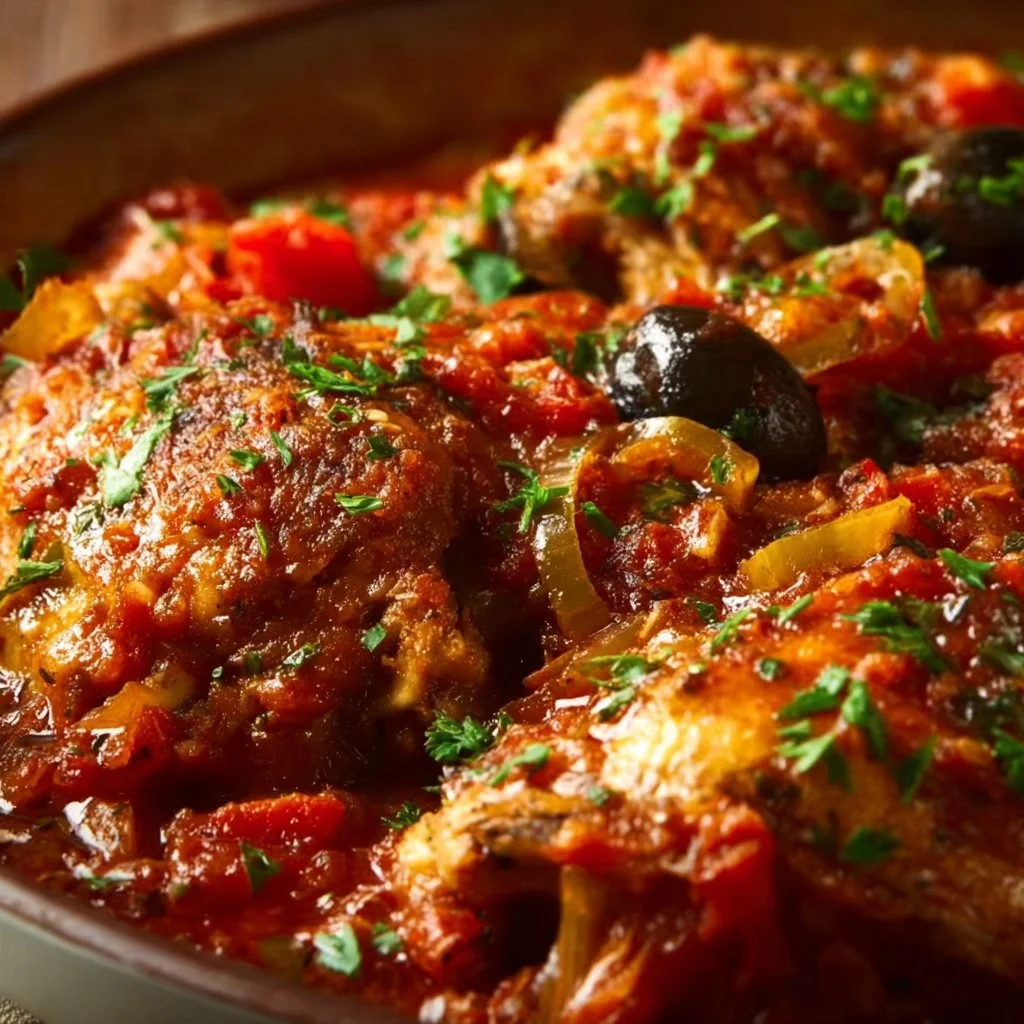 Slow Cooker Chicken Cacciatore