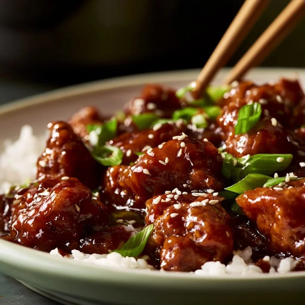 Slow Cooker General Tso's Chicken Recipe
