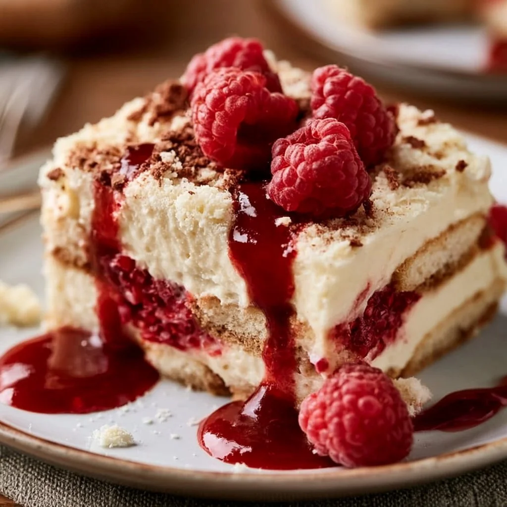 White Chocolate Raspberry Tiramisu