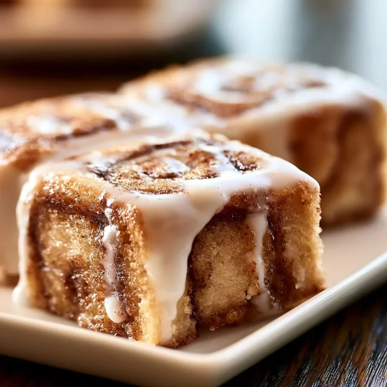 Delicious cinnamon roll bars dessert recipe