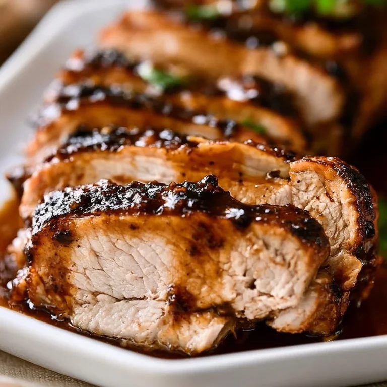 Crockpot Brown Sugar Pork Tenderloin served with side dishes